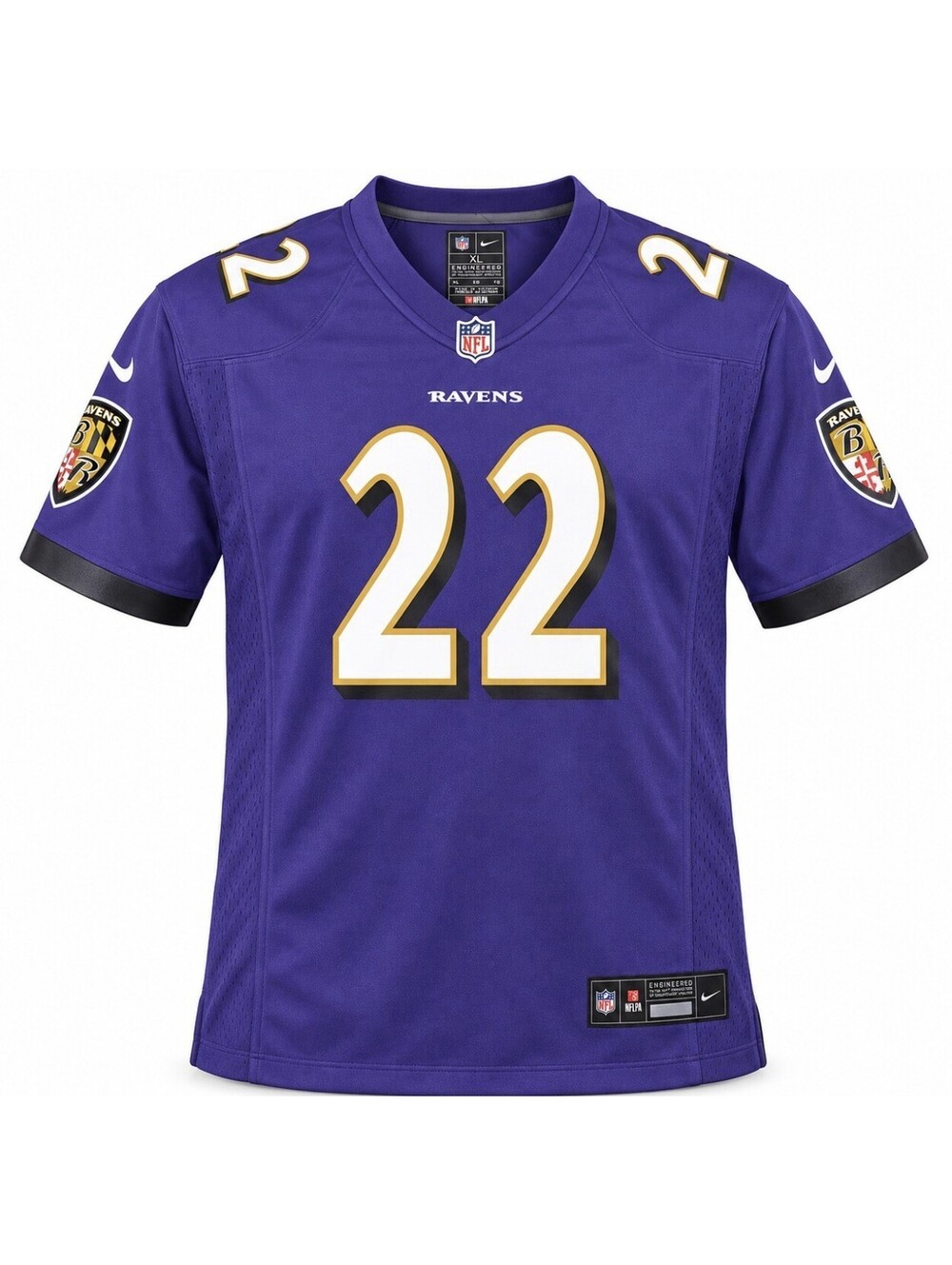 Nike Derrick Henry #22 Baltimore Ravens NFL Game Jersey Men’s XL Purple New